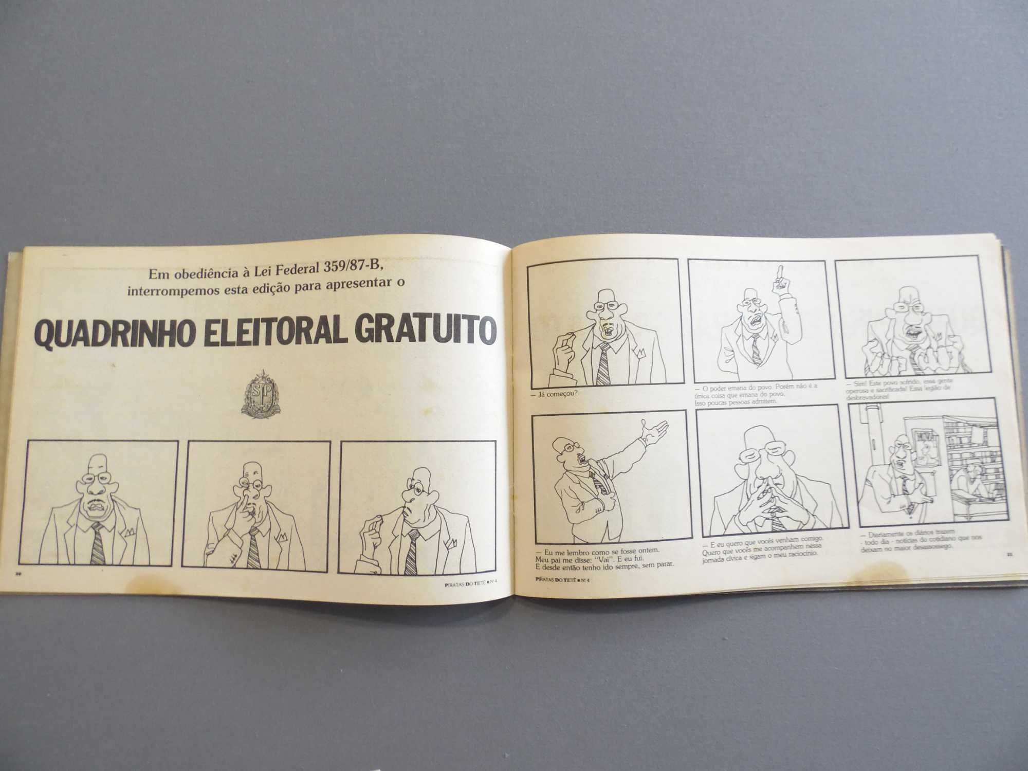 Revistas de Humor Chiclete com Banana e Piratas do Tietê