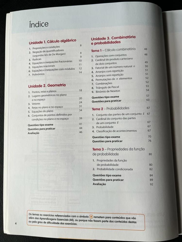 Matemática A - Livro de Preparação para Exame Final