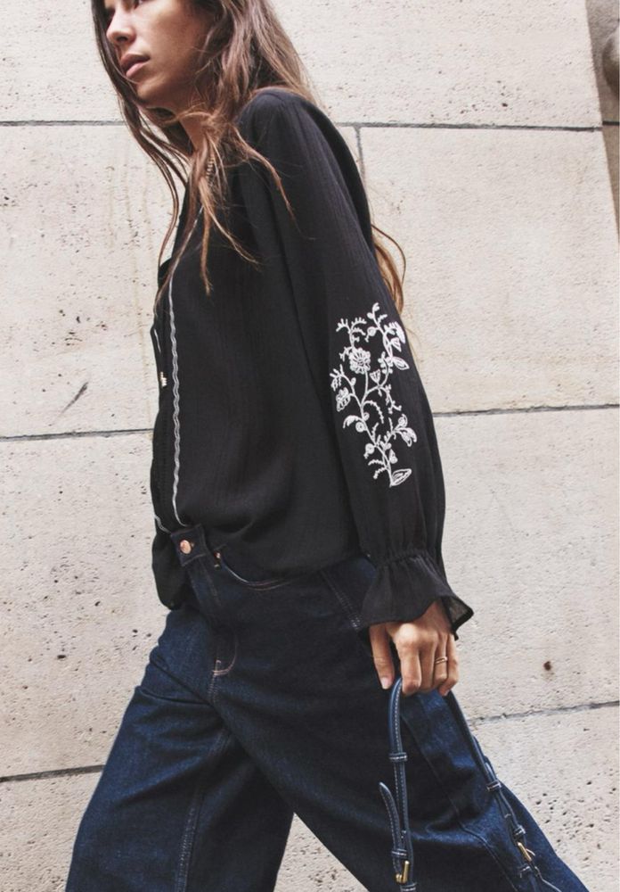 Сорочка вишиванка Zara xs s m