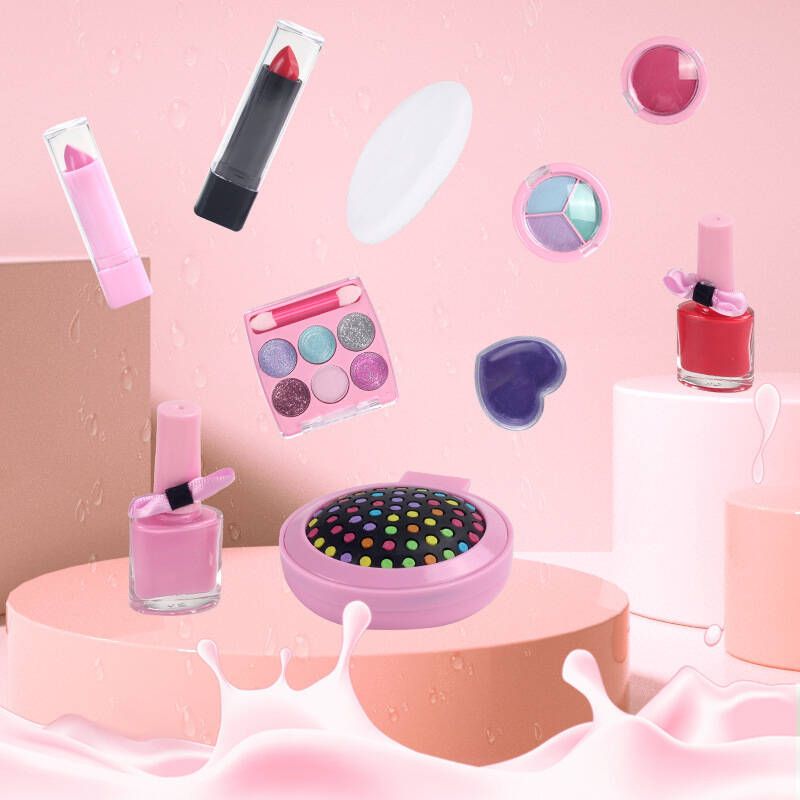 Kuferek Kosmetyków Zestaw Do Makijażu I Paznokci Syrenka Dla Dzieci