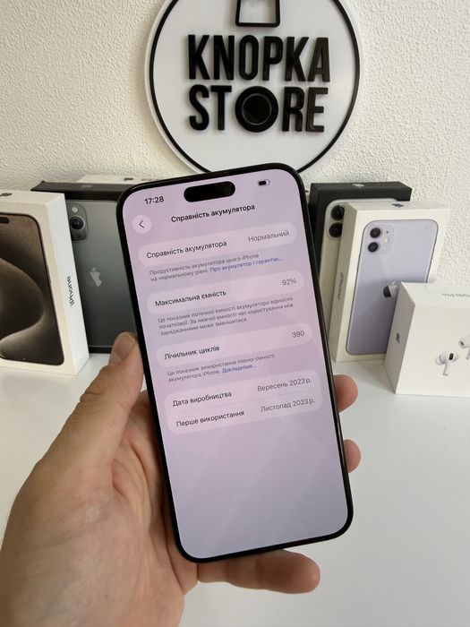 iPhone 15 Pro Max 256 Gb Blue Neverlock Гарантія Обмін