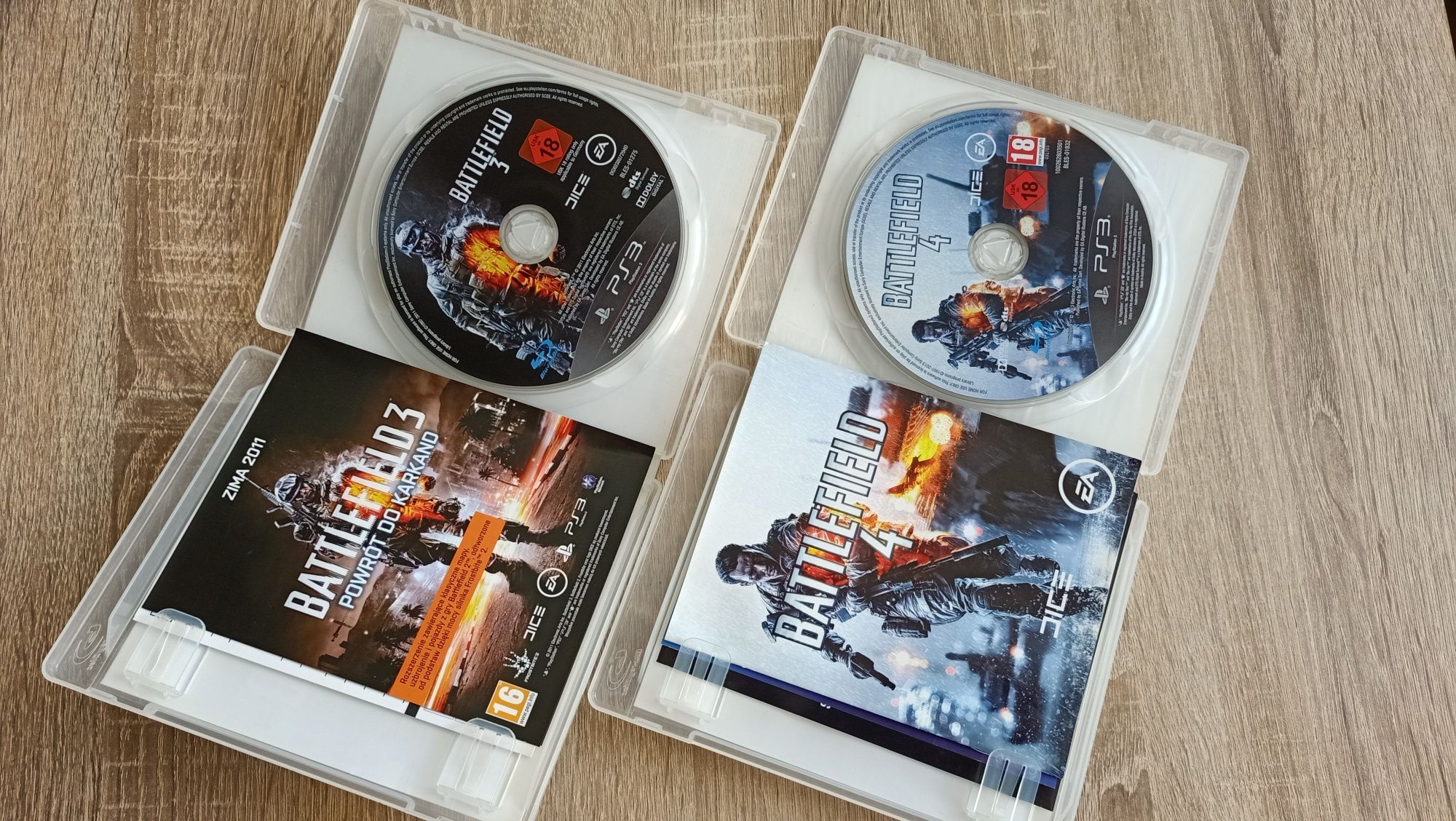 Battlefield 3, Battlefield 4 PS3 komplet