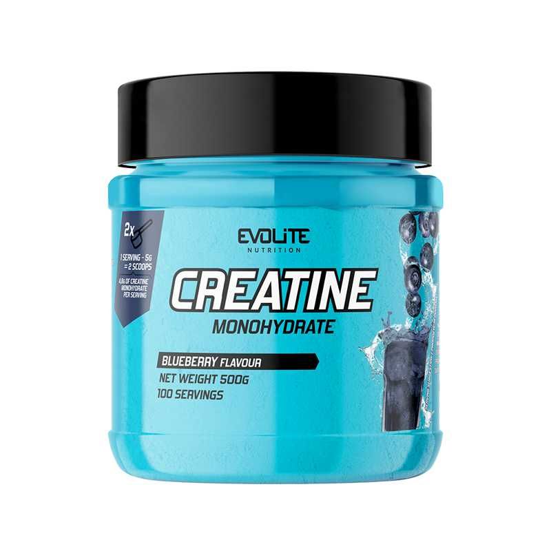 Evolite Creatine 500g Pure Siła Masa Wytrzymałość Najmocniejsza!