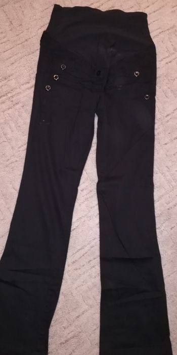 Czarne spodnie ciążowe