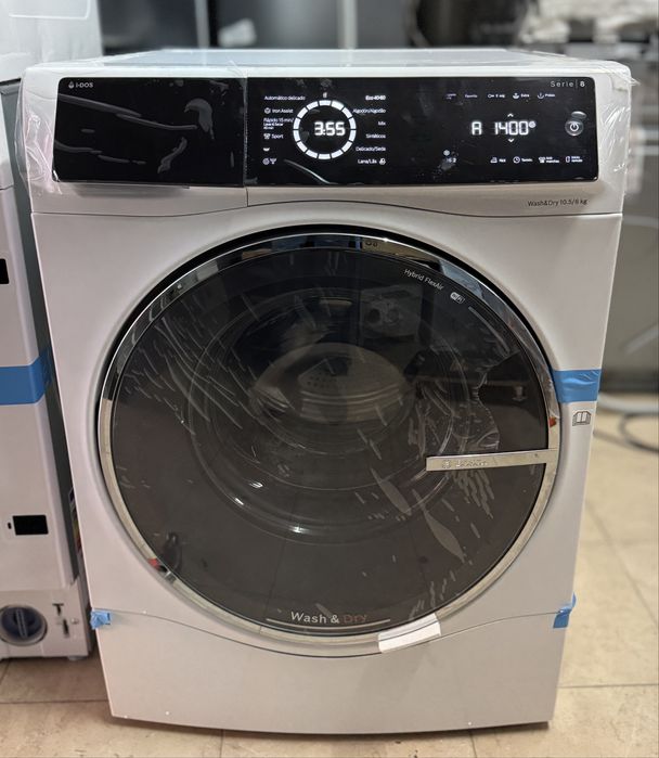 Máquina de Lavar e Secar Roupa Serie 8  10.5/6 kg 1400 rpm