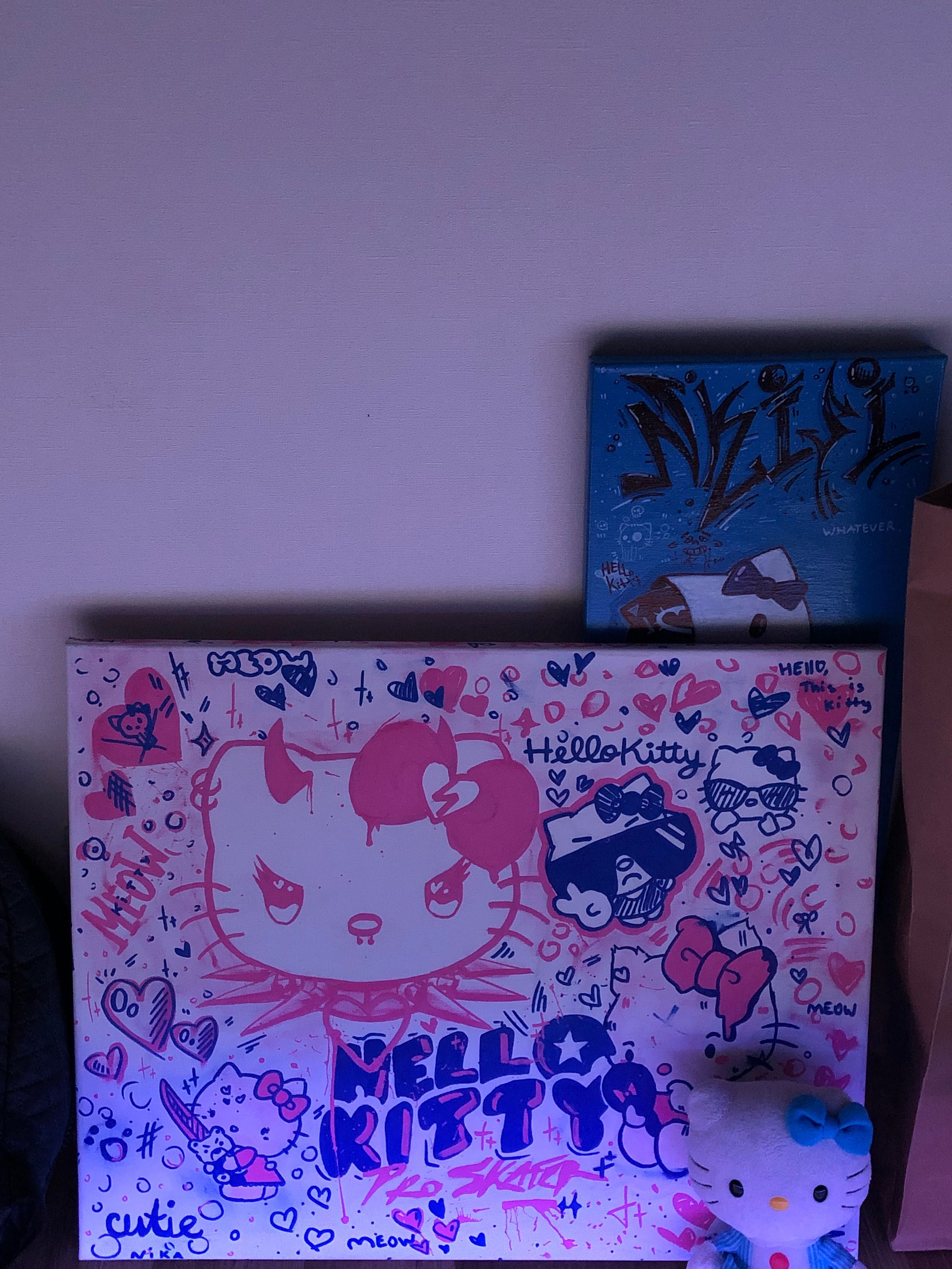 картина з hello kitty