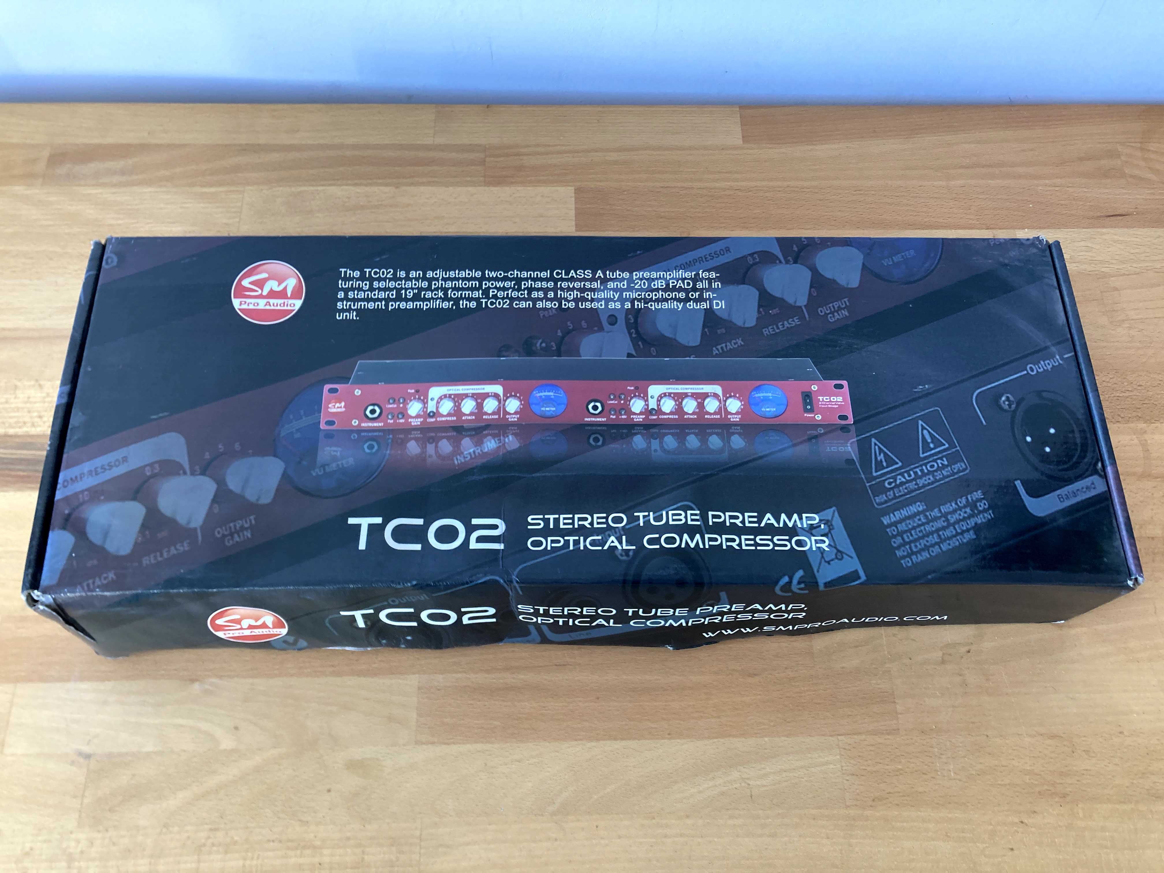 Preamp SM Pro Audio TC02 przedwzmacniacz mikrofonowy 2 kanały klasa A