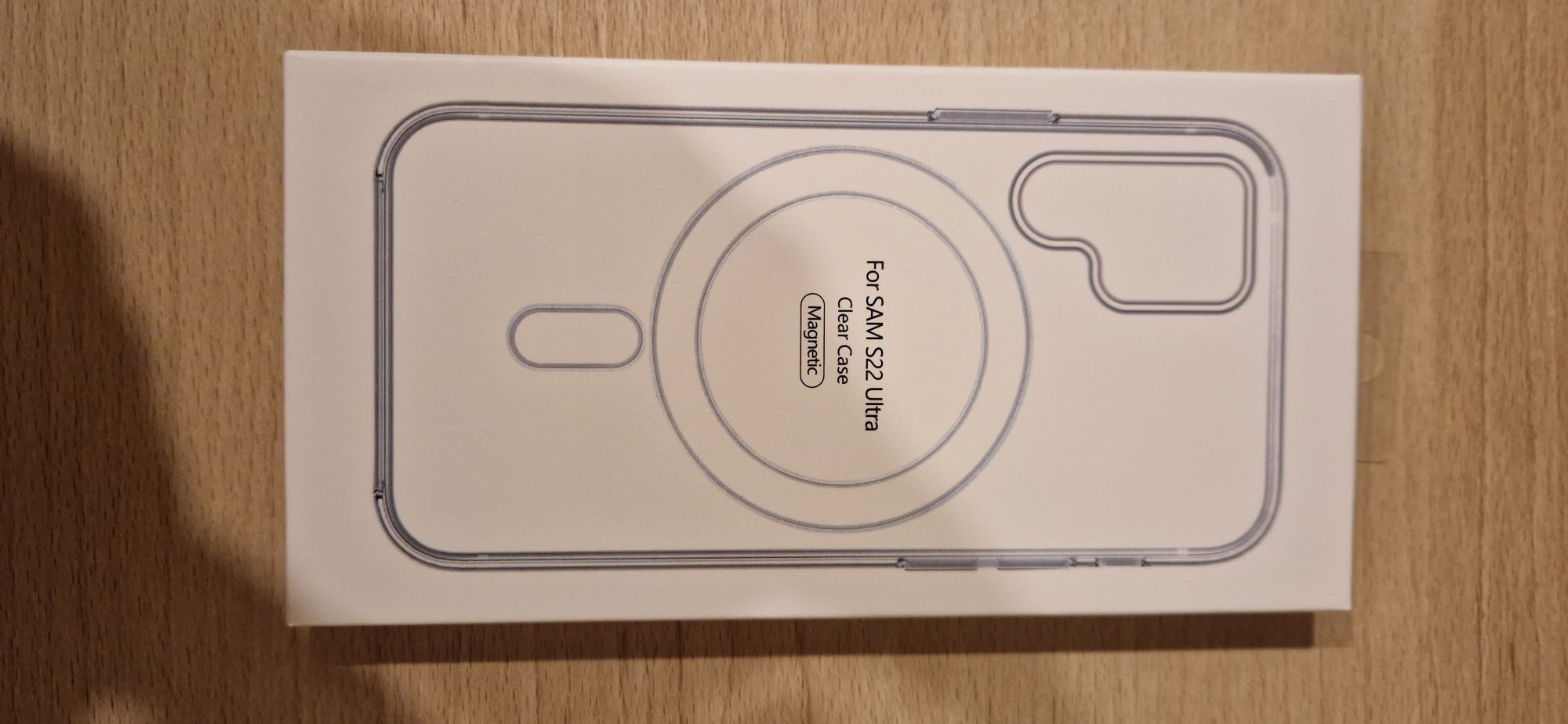 NOWE Etui Magnetyczne MagSafe Clear do Samsung Galaxy S22 Ultra