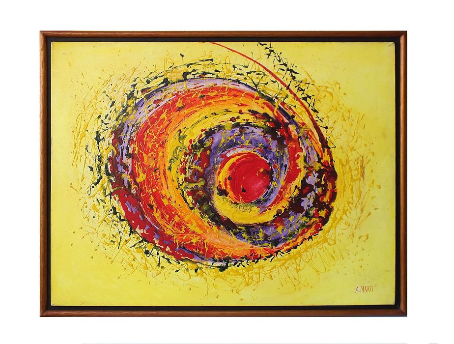 Quadro Abstrato 96x76cm