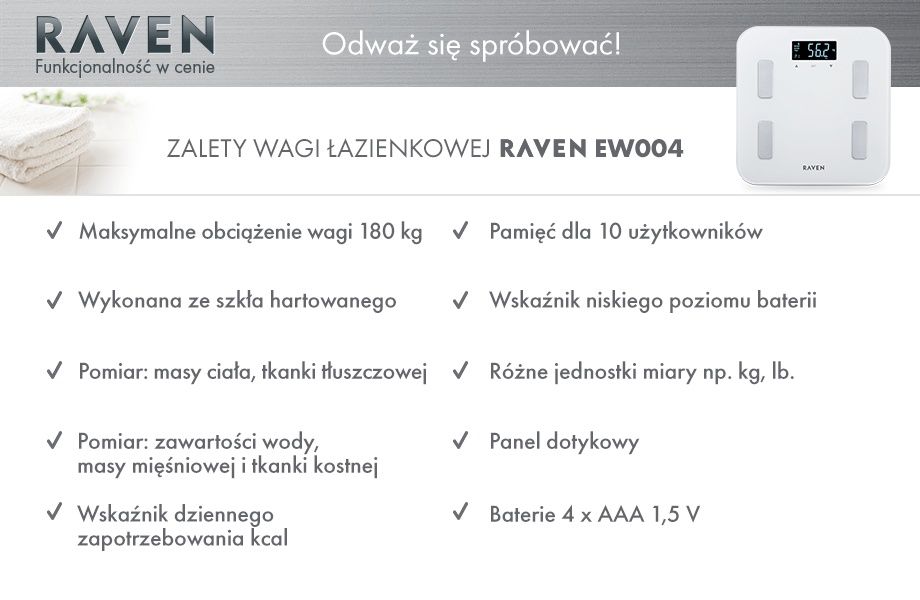Waga Analityczna RAVEN EW004
