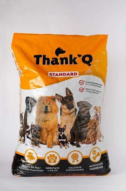 Корм сухий Thank'Q Standart з куркою для собак усіх видів порід 10 кг