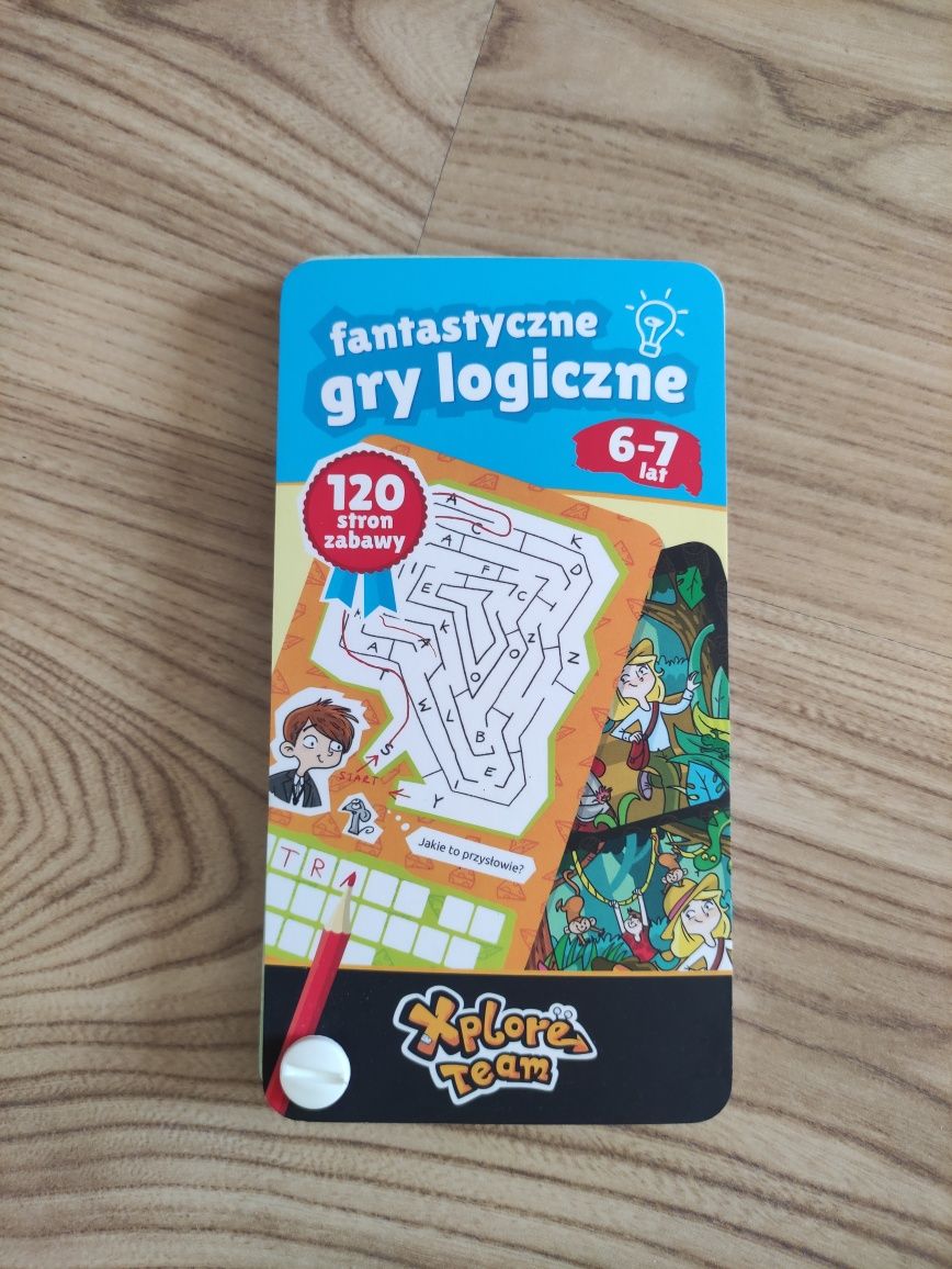 Fantastyczne gry logiczne dla dzieci 120 stron 6-7 lat