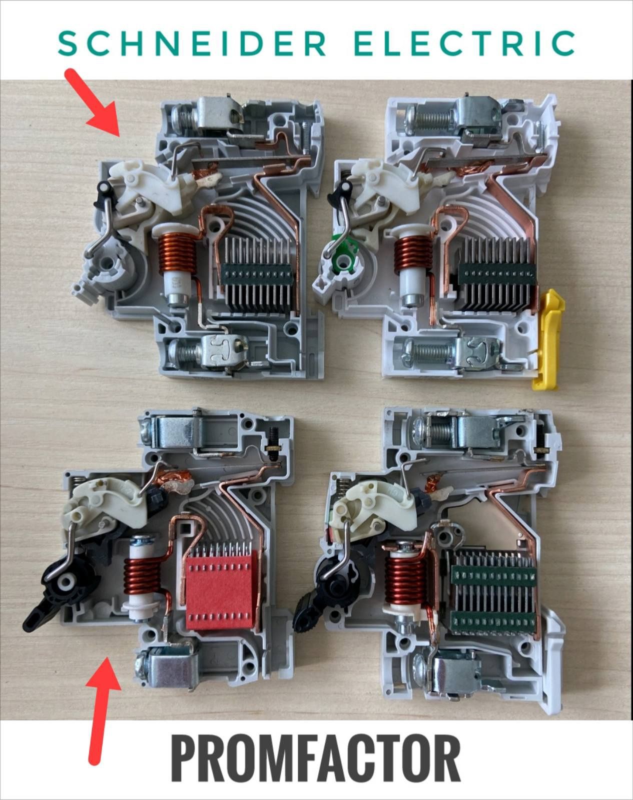 Автоматы Promfactor Schneider Hager 10a 16a 25a ПЗВ, УЗО, РЕЛЕ