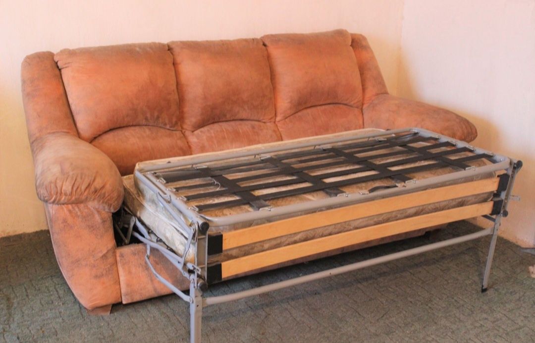 Раскладной 2-х спальный диван со встроенным ортопедическим матрасом