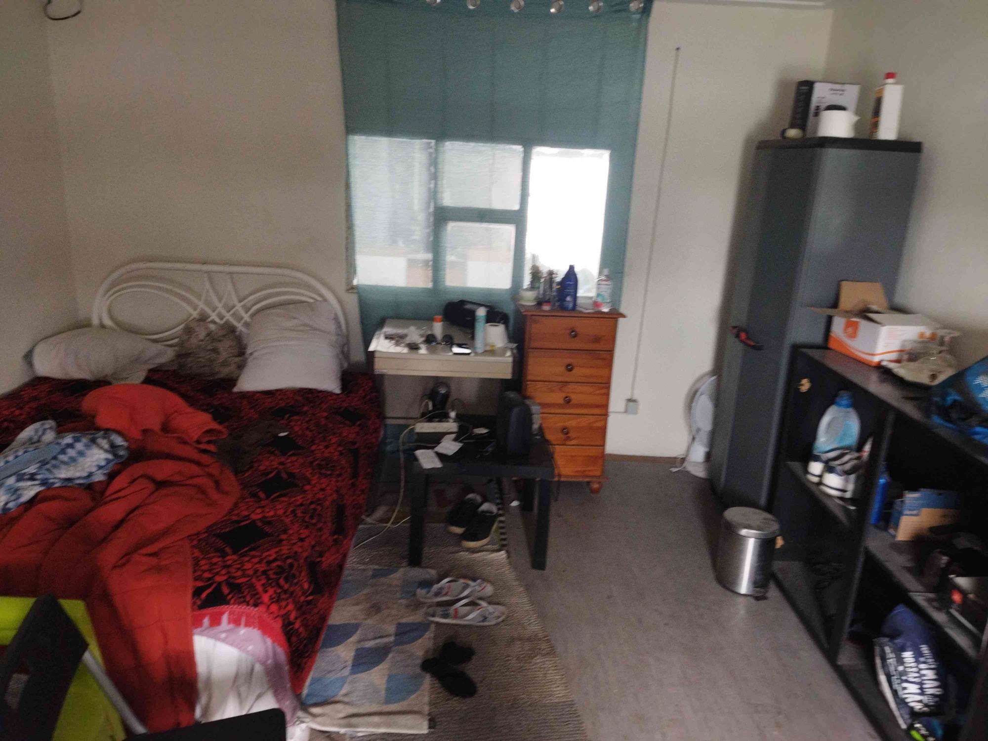 Quarto solteiro para trabalhador