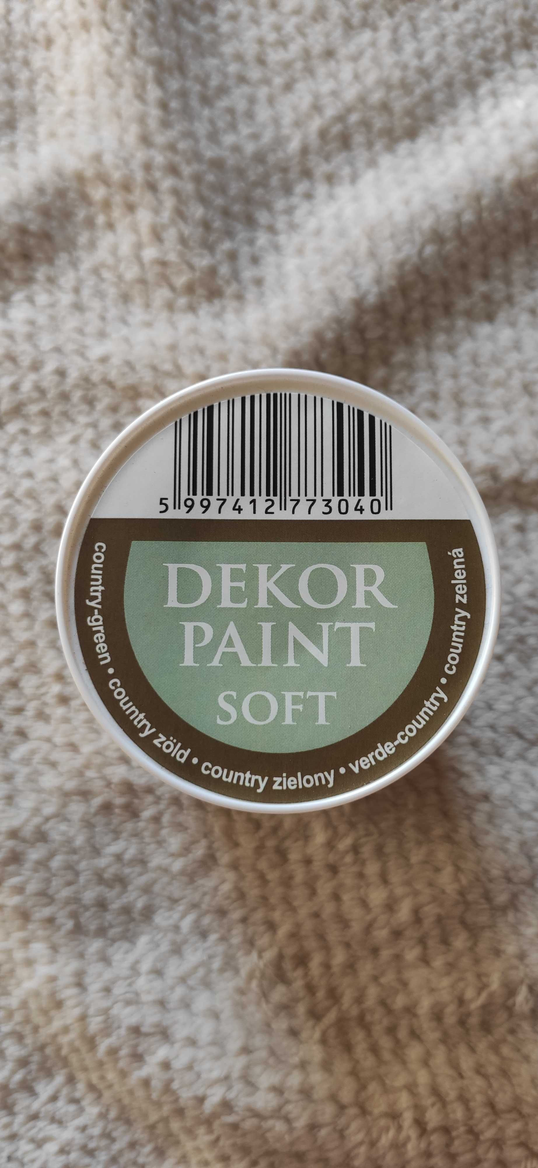 farby pentart dekor paint soft 230 ml COUNTRY ZIELONY