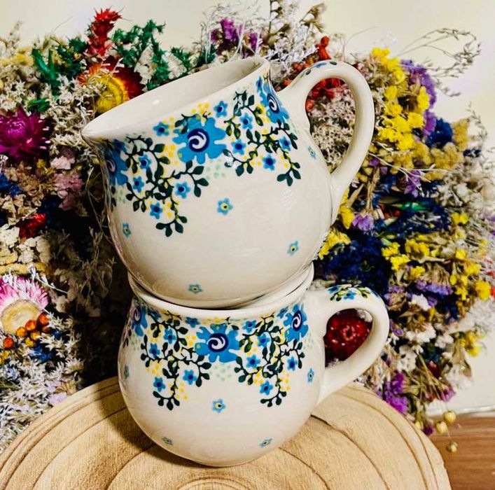 Ceramika Bolesławiec. Kubek Beczka 350 ml (844)