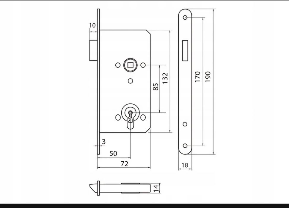 Zaczep Zamek magnetyczny Bonaiti B-TWIN biały