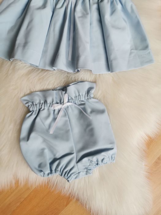 Sukienka na chrzest Chrztu Komplet Zestaw Ma lini 56/62 sesja święta