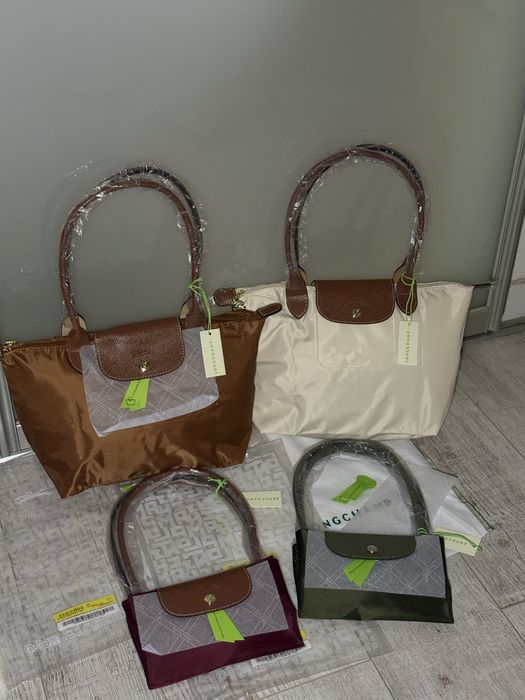 повний комплект . Longchamp M shopping bag в кольорах тренд 2025 року