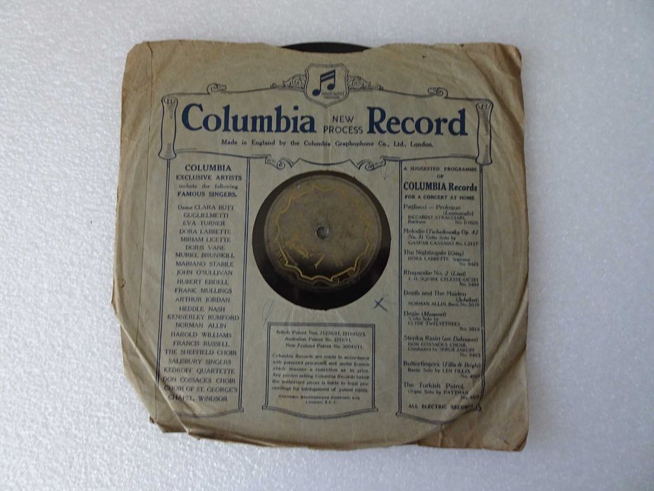 Disco grafonola - Gardoni Puig - Barcelona Paso Doble / Ça c'est Paris