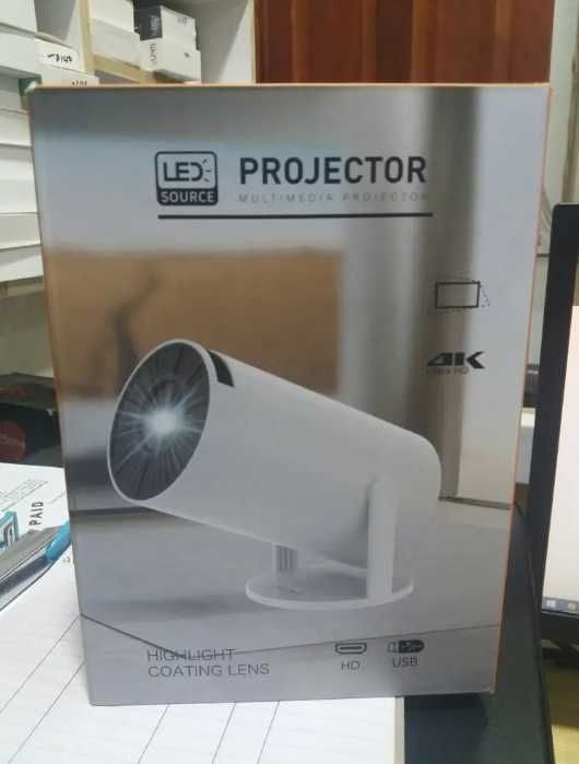 Смарт Проектор кінотеатр освітлення MAGCUBIC HY300 4K Android 11 Wi-Fi