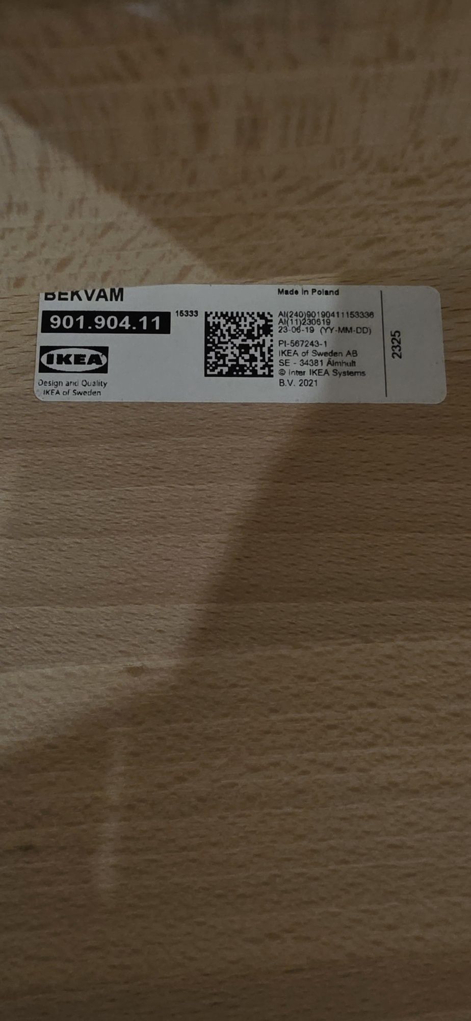 Escada IKEA Bekvam 2 degraus