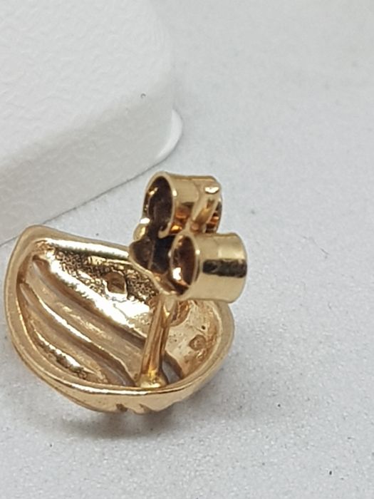 Złote kolczyki na sztyft złoto 585