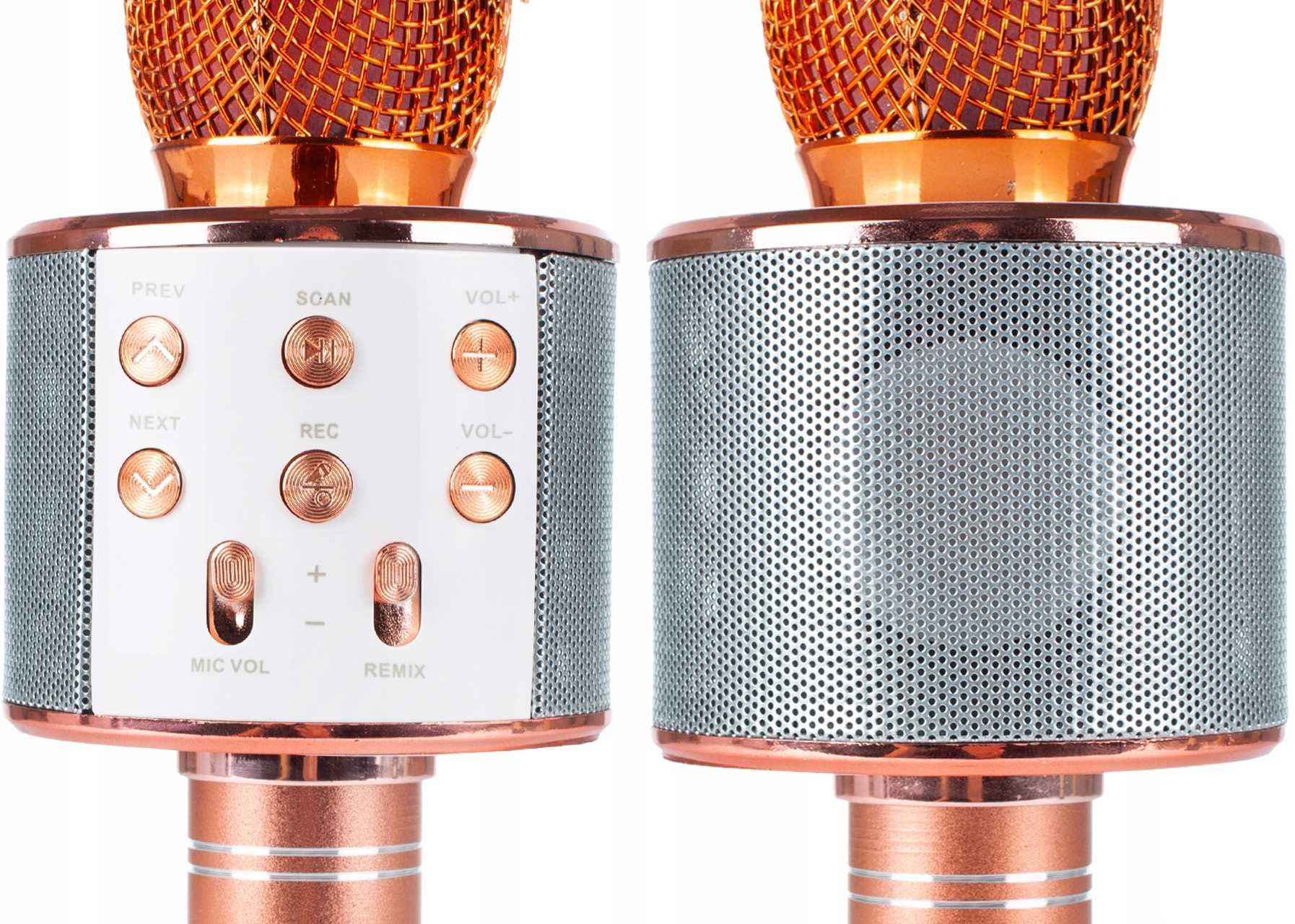 MIKROFON KARAOKE bezprzewodowy zabawa dla dzieci bluetooth głośnik