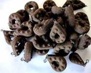 Ciężarki karpiowe grippa 180 gram x 10 szt kolor brązowy