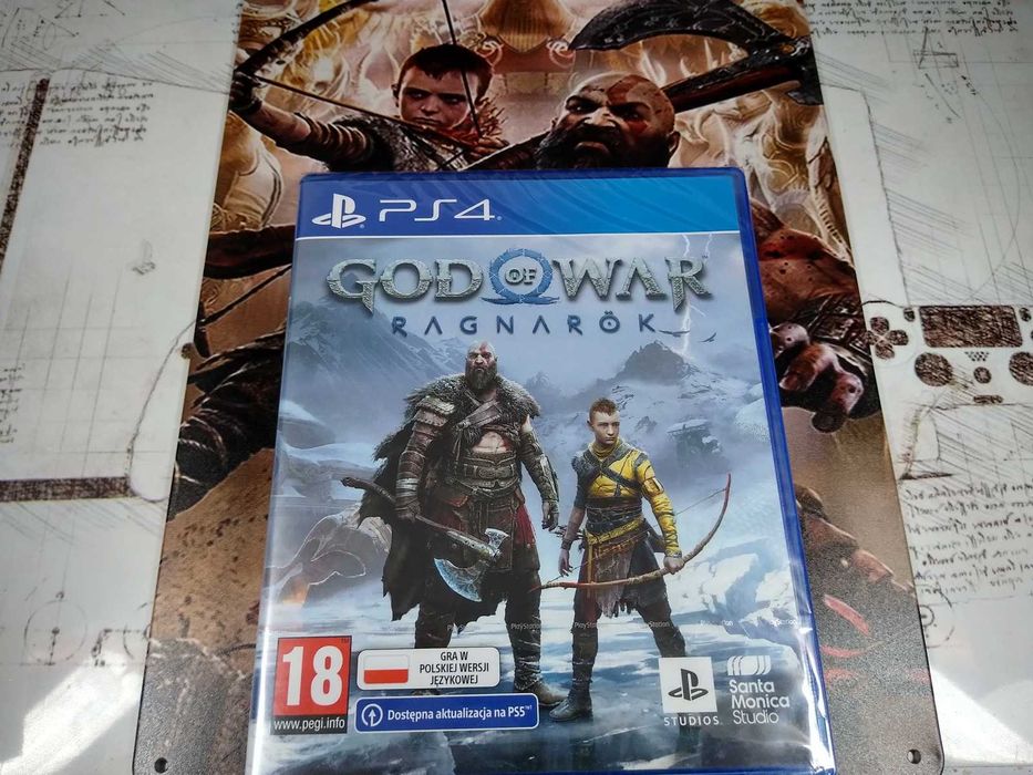 God Of War Ragnarok Ps4 polska wersja nowa folia