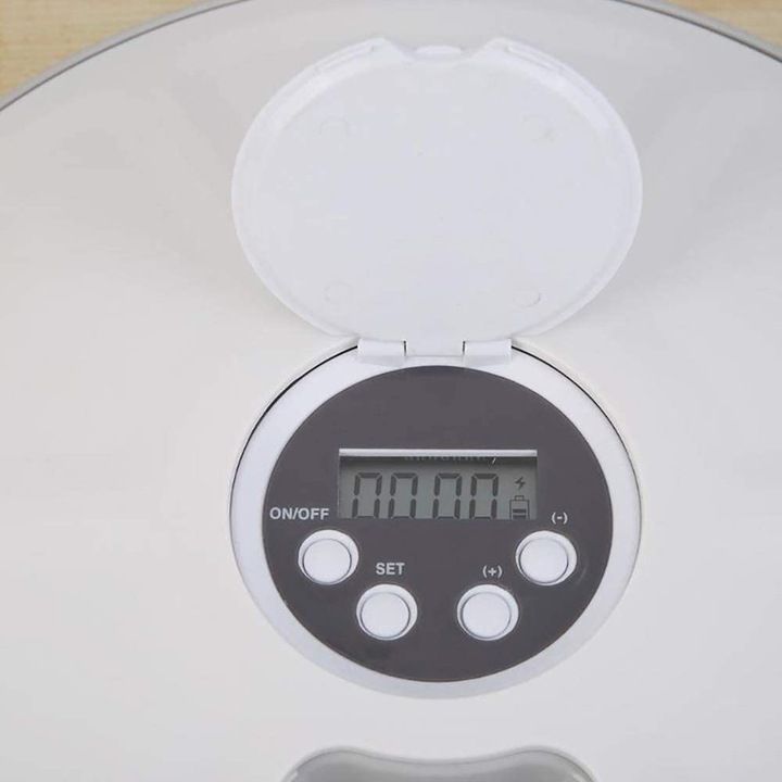 Podajnik Dozownik Suchej Karmy Automat Czasowy Timer Dla Psa Kota Misk