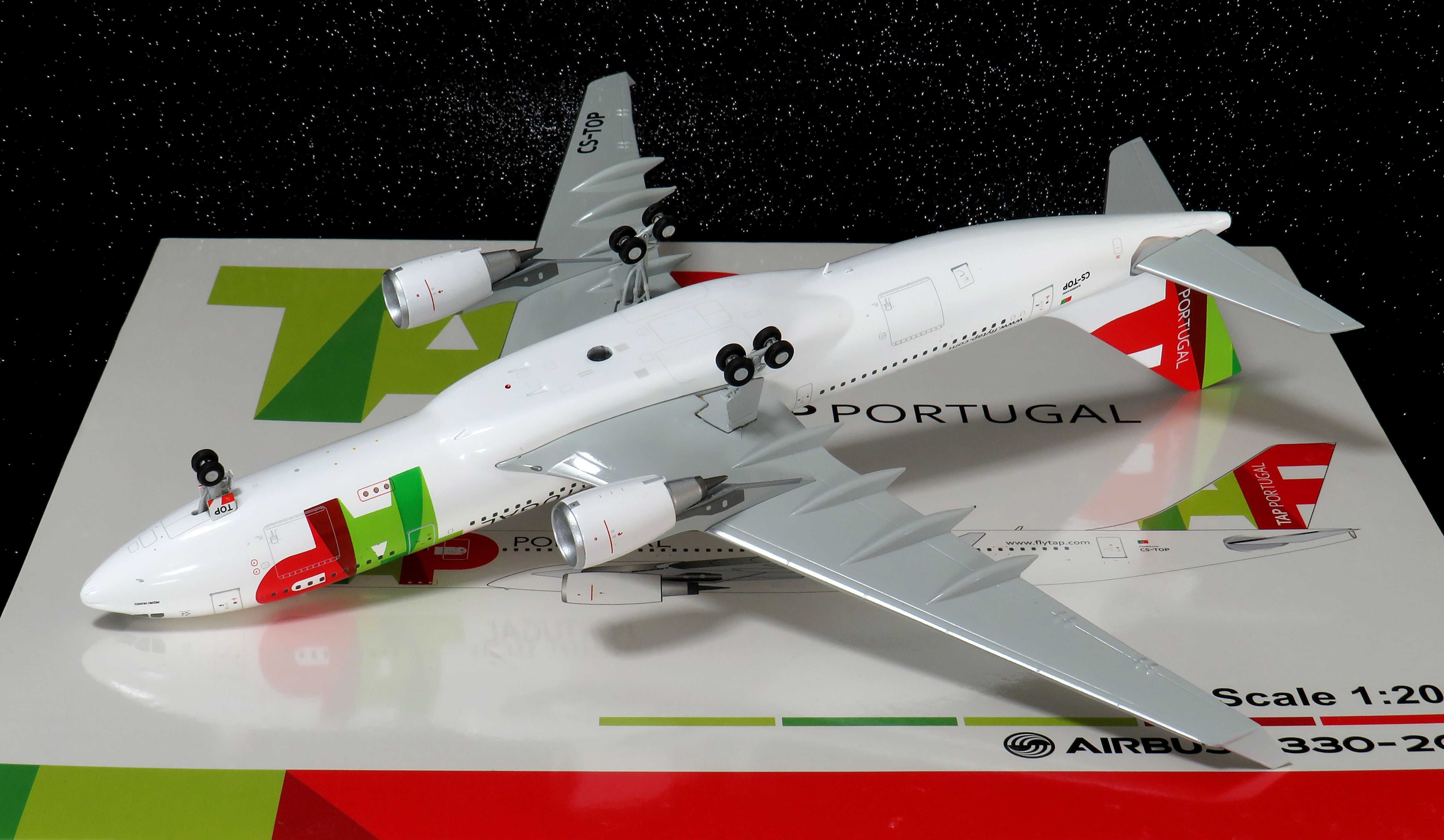 TAP Air Portugal Airbus A330-200 CS-TOP escala 1:200 super raro