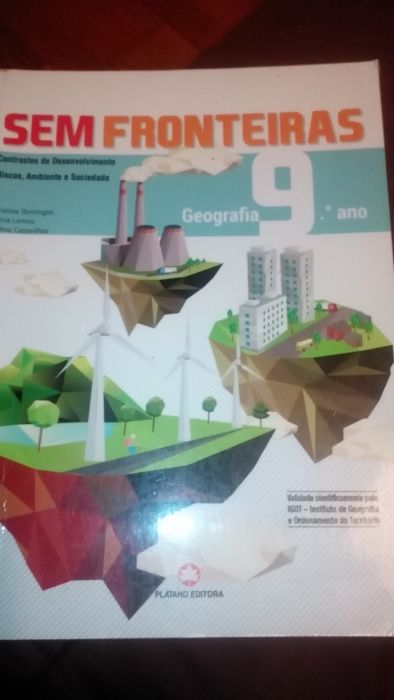 Sem fronteiras, livro de geografia do 9° ano.