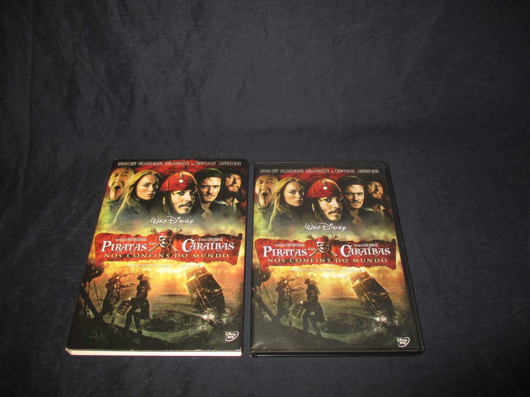 DVD Filmes Piratas das Caraíbas Edição de Colecionador Especial
