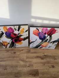 Obrazy tulipany 70x70