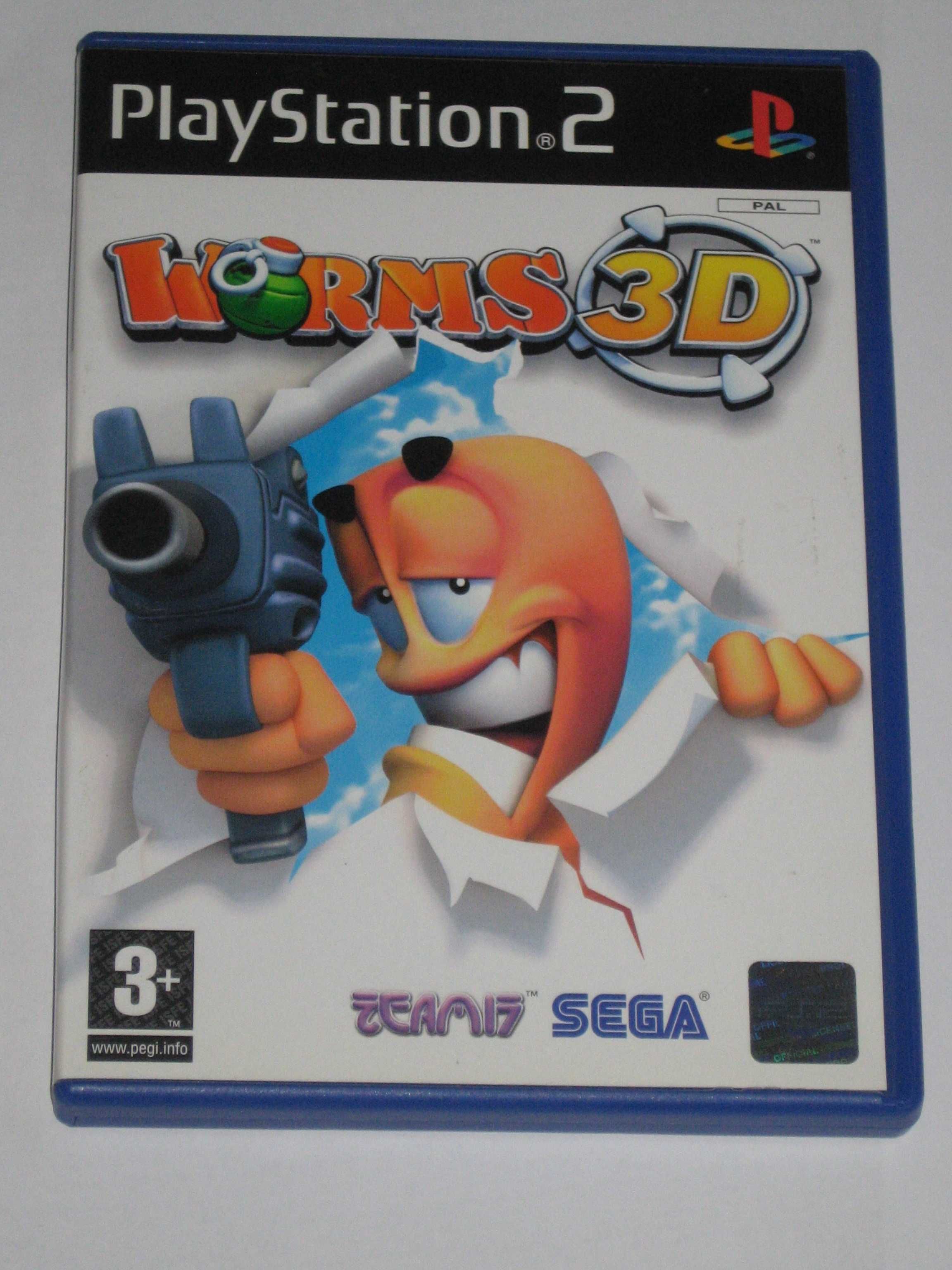 Gra WORMS 3D 3xA BDB PS2 Play Station 2 bdb! PS2