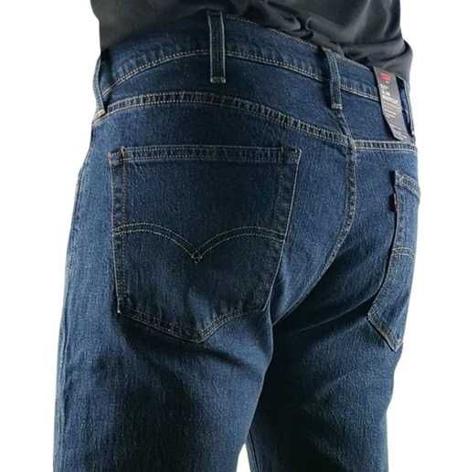 Męskie jeansy Levi's 527 Slim Bootcut ciemne nowe Levisy oryg. W38/L34