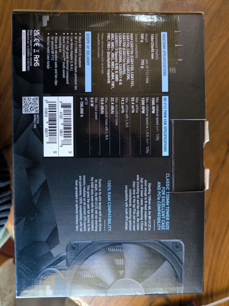 Noctua NH-U12S cooler