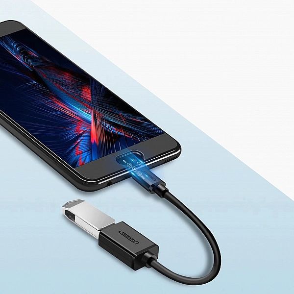 Ugreen kabel adapter przejściówka OTG USB (żeński) - micro USB (męski)