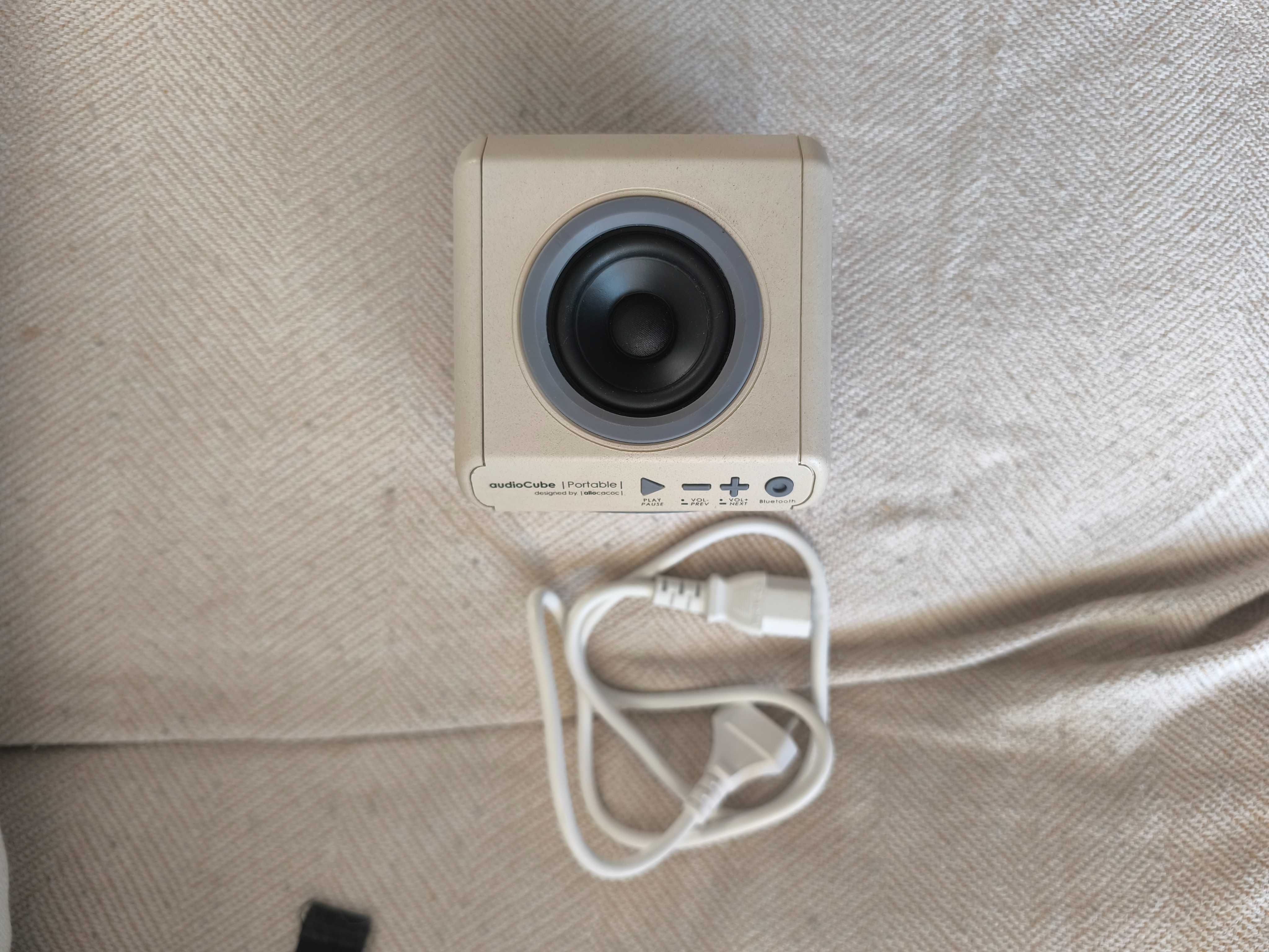 Głośnik bluetooth Allocacoc audioCube Drewno