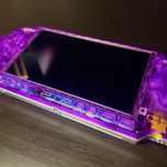 PSP Sony Playstation Portable 3000/3004 przezroczysty fiolet