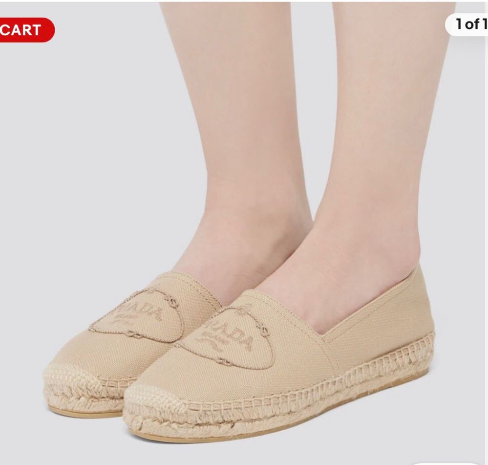 Еспадрильї Prada