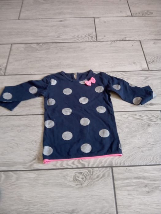 Bluzeczka dziewczęca w kropki