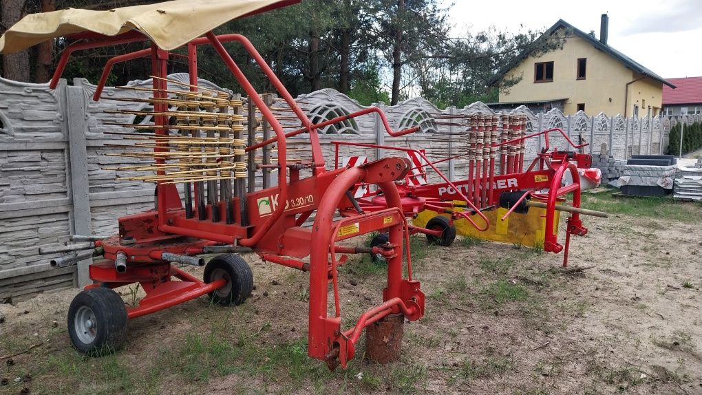 ZGRABIARKA do siana POTTINGER TOP340n 3,4m KRONE330 Przewracarka pająk