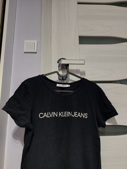 Czarna koszulka m calvin klein