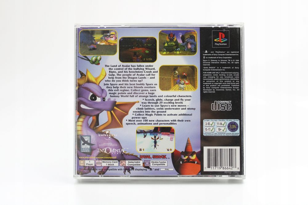 Gra Playstation Spyro 2 Gateway To Glimmer #1 Sony Playstation (Psx)