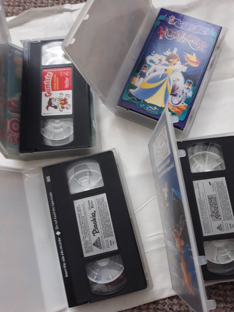 Bajki dla dzieci na kasetach VHS