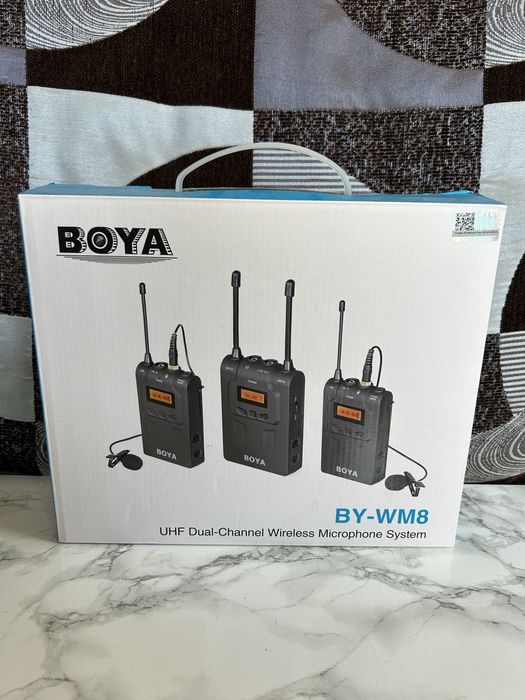 Boya BY-WM8 PRO K2 беспроводная микрофонная система, петличка