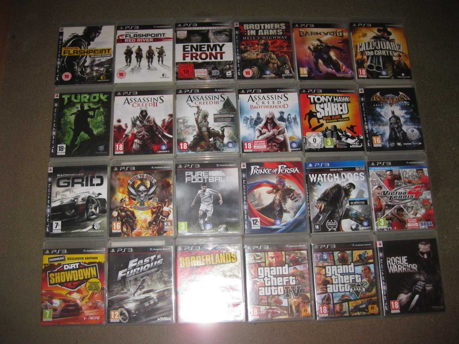 24 Jogos PS3 Completos em Estado Impecável/Parte 2